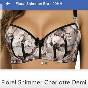 Floral Shimmer Bra